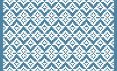 Woven designs with texture and modern colors on isolated white canvas