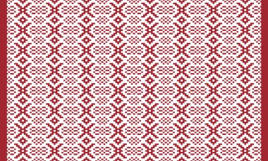 Woven designs with texture and modern colors on isolated white canvas