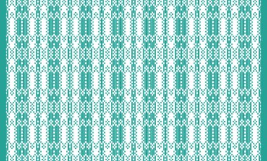 Woven designs with texture and modern colors on isolated white canvas