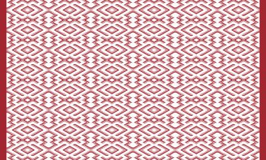 Woven designs with texture and modern colors on isolated white canvas