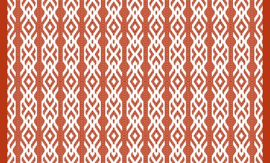 Woven designs with texture and modern colors on isolated white canvas