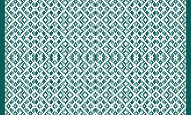 Woven designs with texture and modern colors on isolated white canvas