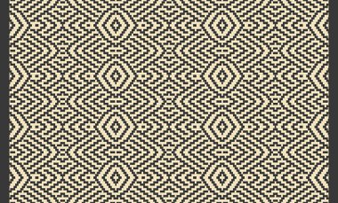 Woven designs with texture and modern colors on isolated white canvas