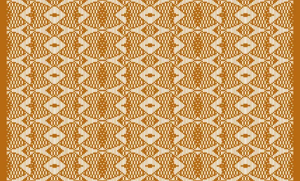 Woven designs with texture and modern colors on isolated white canvas