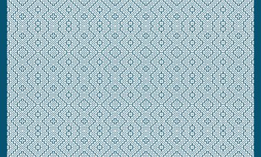 Woven designs with texture and modern colors on isolated white canvas