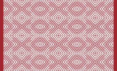 Woven designs with texture and modern colors isolated on white canvas