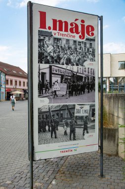 Trencin 'deki eski kasaba