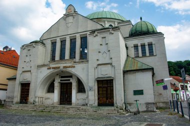 Trencin 'deki eski kasaba