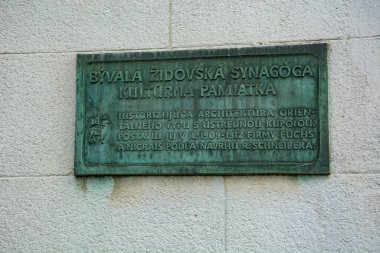 Trencin 'deki eski kasaba