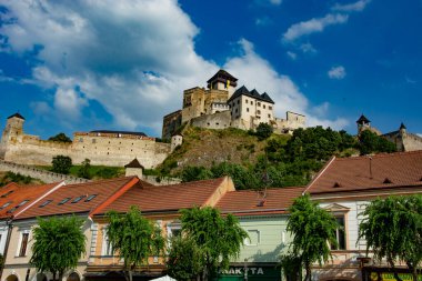 Trencin 'deki eski kasaba