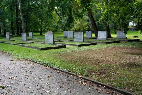 Cemitério Dos Soldados Exército Vermelho Kalisz — Fotografia de Stock