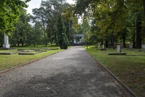 Friedhof Der Soldaten Der Roten Armee Kalisz — Stockfoto