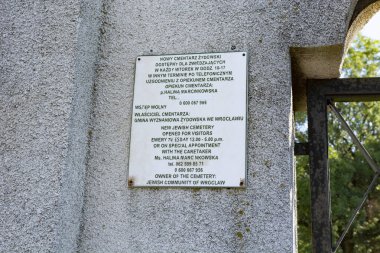 Kalisz 'deki Yahudi mezarlığı.