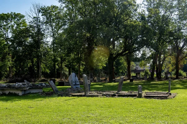 Kalisz Deki Yahudi Mezarlığı — Stok fotoğraf