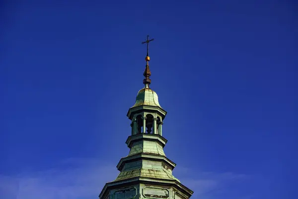 Torre Della Chiesa Cattolica Polonia — Foto Stock