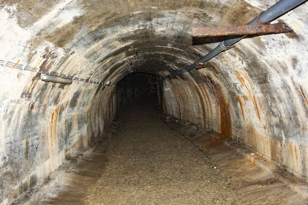 Shelter Tunnel Trains World War Poland — 스톡 사진