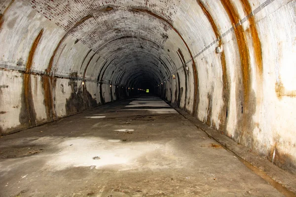 shelter tunnel for trains from World War II in Poland