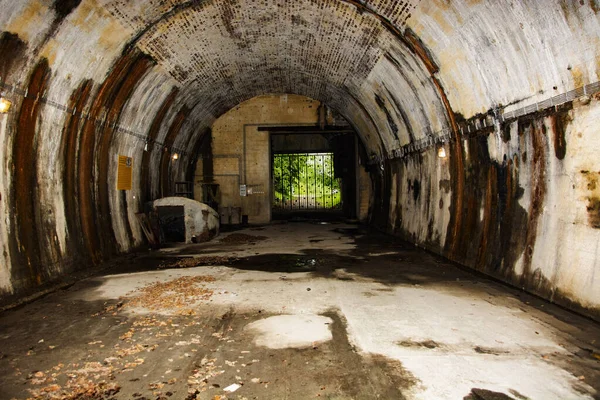 Shelter Tunnel Trains World War Poland — Φωτογραφία Αρχείου