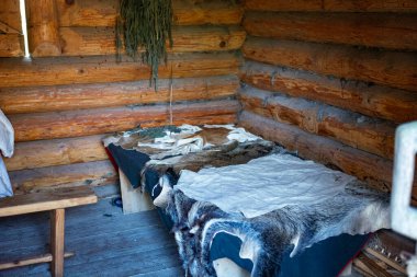 Polonya 'da bir ortaçağ şatosunun açık hava müzesi