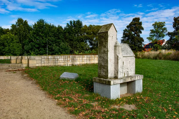 Skansen Średniowiecznego Zamku Polsce — Zdjęcie stockowe