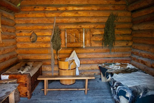 Freilichtmuseum Einer Mittelalterlichen Burg Polen — Stockfoto