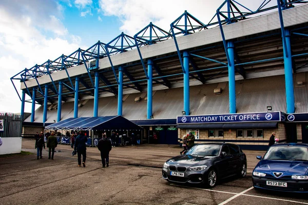 Trybuny Stadionu Piłkarskiego — Zdjęcie stockowe