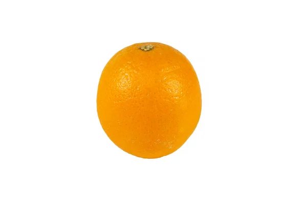 Апельсин Білому Тлі — стокове фото