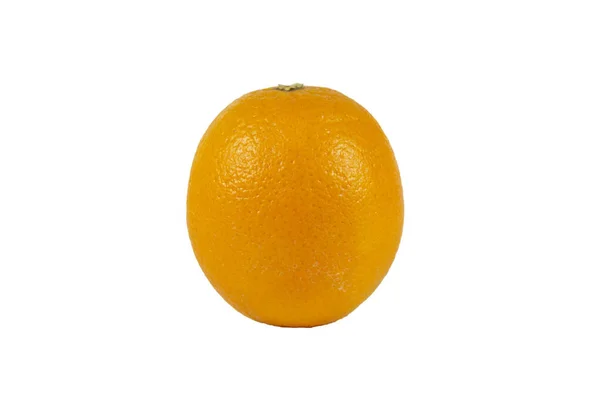 Oranje Een Witte Achtergrond — Stockfoto