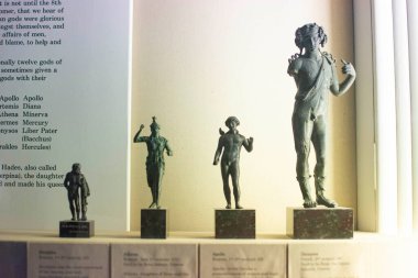 collections of ancient relics from the British Museum