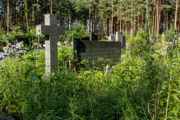 War Cemetery Village Zgropoty Poland — Stockfoto