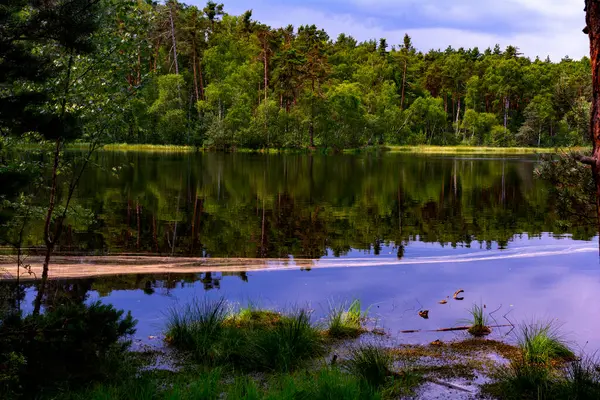 See Mit Blick Auf Die Wolken — Stockfoto