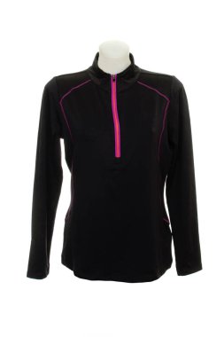 Spor ve turizm için kıyafetler. siyah spor ceket