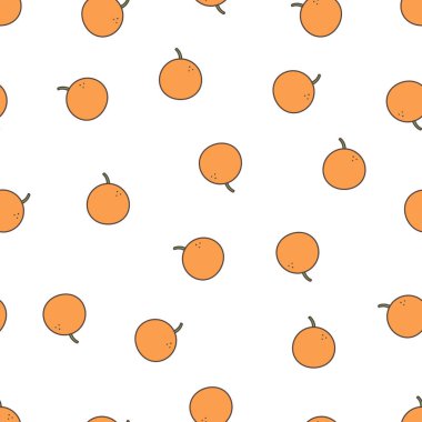 Portakallı kusursuz turunçgil deseni.