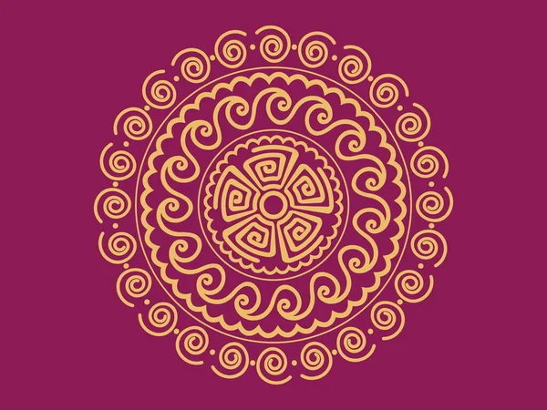 Luxus Ornamentalen Mandala Hintergrund Design Gradient Mandala Isolierten Hintergrund Vector — Stockvektor