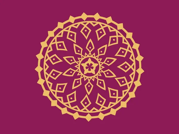 Luxe Sier Mandala Achtergrond Design Gradient Mandala Geïsoleerde Achtergrond Vector — Stockvector