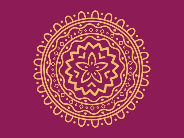 Luxus Ornamentalen Mandala Hintergrund Design Gradient Mandala Isolierten Hintergrund Vector — Stockvektor