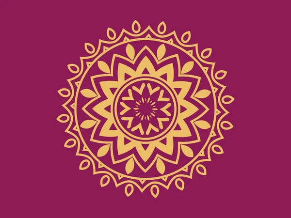 Luxe Sier Mandala Achtergrond Design Gradient Mandala Geïsoleerde Achtergrond Vector — Stockvector