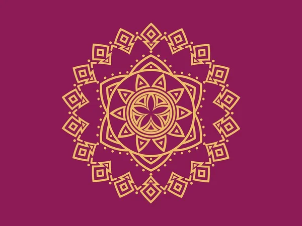 Diseño Fondo Ornamental Lujo Mandala Fondo Aislado Mandala Gradiente Redondo — Vector de stock