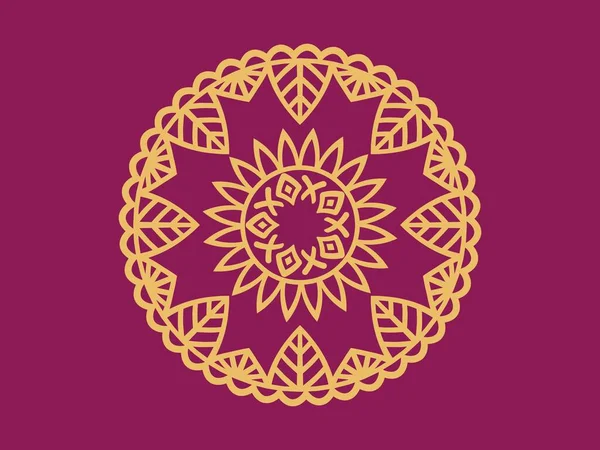 Luxe Sier Mandala Achtergrond Design Gradient Mandala Geïsoleerde Achtergrond Vector — Stockvector