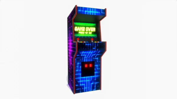 Una Slot Machine Arcade Rendering — Foto Stock