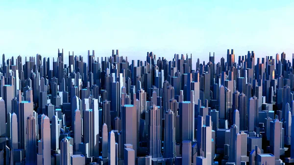 高層ビルのコンセプト背景 3次元レンダリング — ストック写真