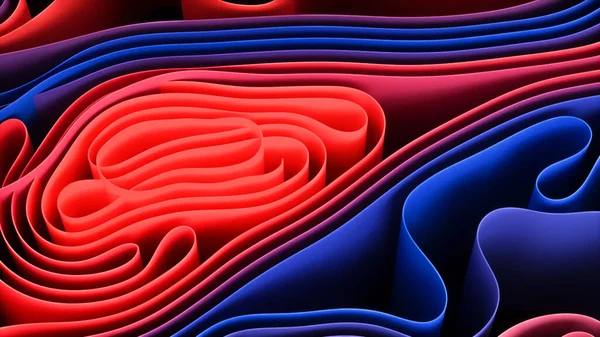 an abstract background with an infinite loop (3d rendering)
