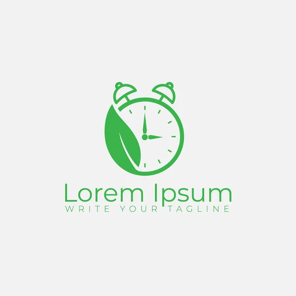 Watch Logo Design Time — Image vectorielle