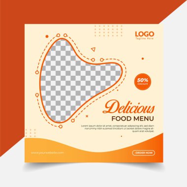  Delicious Food social media post design template