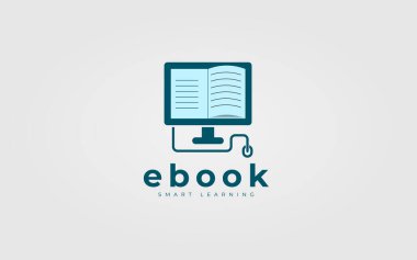 Logo Design For Education Concept For Online Education, Computer, Mouse Cursor, eLearning
