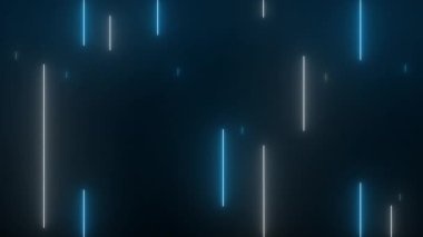 Neon lights effect background. 4K video seamless pattern looping.