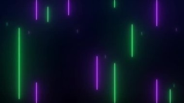 Neon lights effect background. 4K video seamless pattern looping.