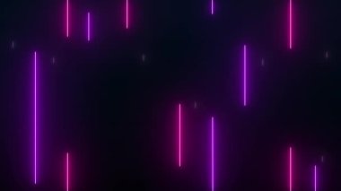 Neon lights effect background. 4K video seamless pattern looping.