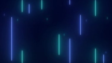 Neon lights effect background. 4K video seamless pattern looping.