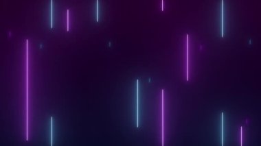 Neon lights effect background. 4K video seamless pattern looping.